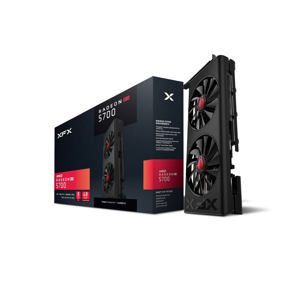 XFX Graphic Card AMD Radeon RX 5700 DD Ultra 8GB GDDR6 XFX Graphic Card AMD Radeon RX 5700 DD Ultra 8GB GDDR6